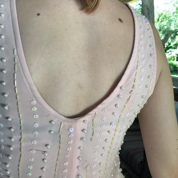 Modcloth Beaded Formal Mini Dress Size S - Picture 4 of 4